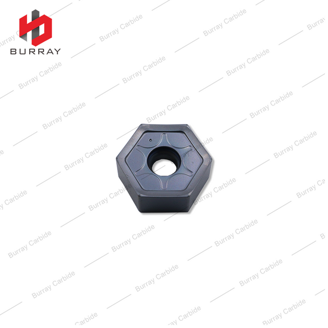 HNGX090608 Double Sided High Feed Milling Insert PVD Coated Universal for Steel Machining
