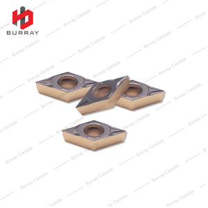 Turning Insert DCMT11T308-PF Cemented carbide Turning Tool Inserts with PVD Coating DCMT Rhombic 55°