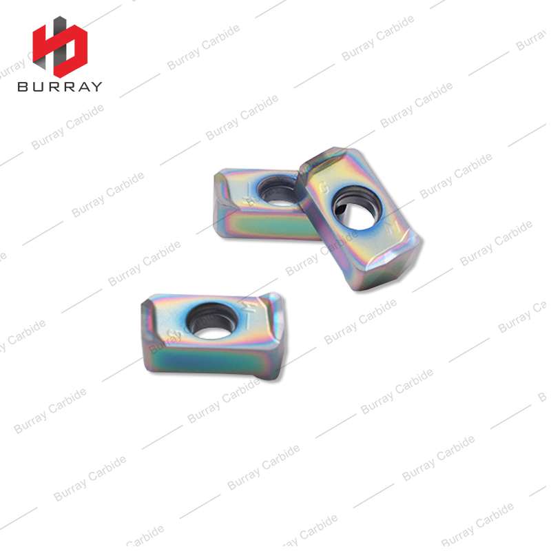 LOGU030310ER-GM Carbide Cutting Tools for Milling Insert LOGU for Titanium Alloy Stainless Steel with Quenched PVD Colorful LOGU0303