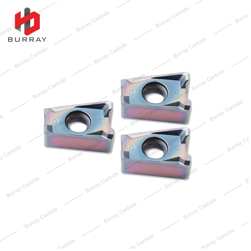Tungsten Carbide Inserts LNMU High Feed Shoulder Milling Insert LNMU15T608SGE Machining for Hardened Steel and Superalloys