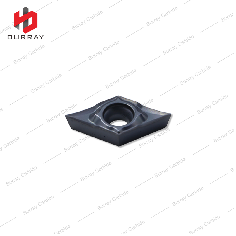 Rhombic CNC Turning Insert for Swiss-type Lathe Internal Bore Finishing for Steel and Stainless Steel DCGT070201-CL