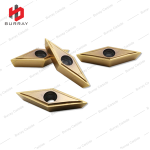 VCGT 35°Rhombic Turning Insert for CNC Swiss-type Lathe VCGT110301-V for Finish Machining of Steel and Stainless Steel