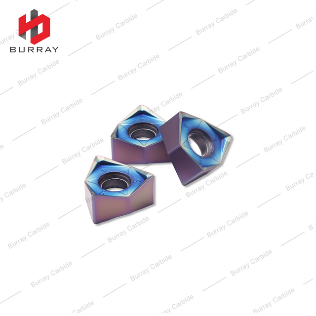 WNMU080608 Indexable Milling Insert 90 Degree Double-Sided Hexagonal for Heavy Cutting High Feed Machining with PVD Coated for Quenching Steel and Stainless Steel and High-Hardness Materials