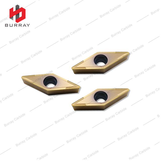 CNC Cutting Tools VCMT Carbide Insert Turning Inserts VCMT160404 08 MS with 35° Rhombic 7° Positive Flank Inserts