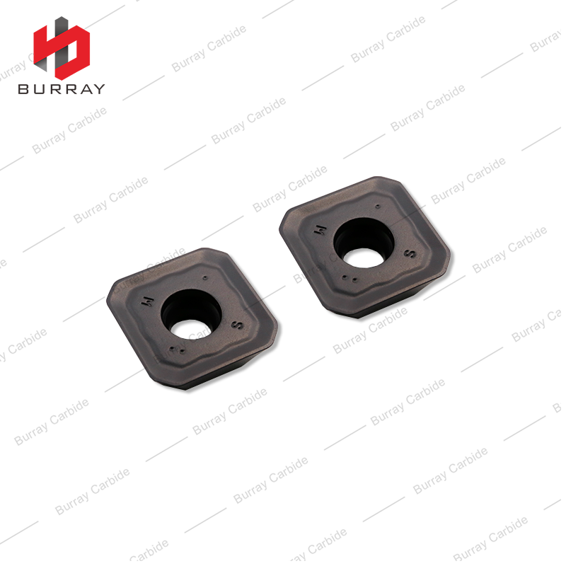 CNC Face Milling Inserts SEET12T3 Square 45 Degree Face Milling Cutters for Steel and Cast Iron Machining Cutting Tool