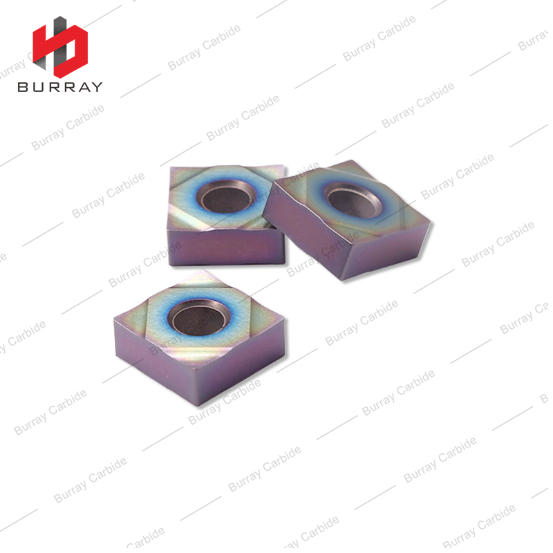 CNC Lathe Turning Tool Insert SNMG120404-N with Colored PVD Coating for Turning of High-Hardness Stainless Steel