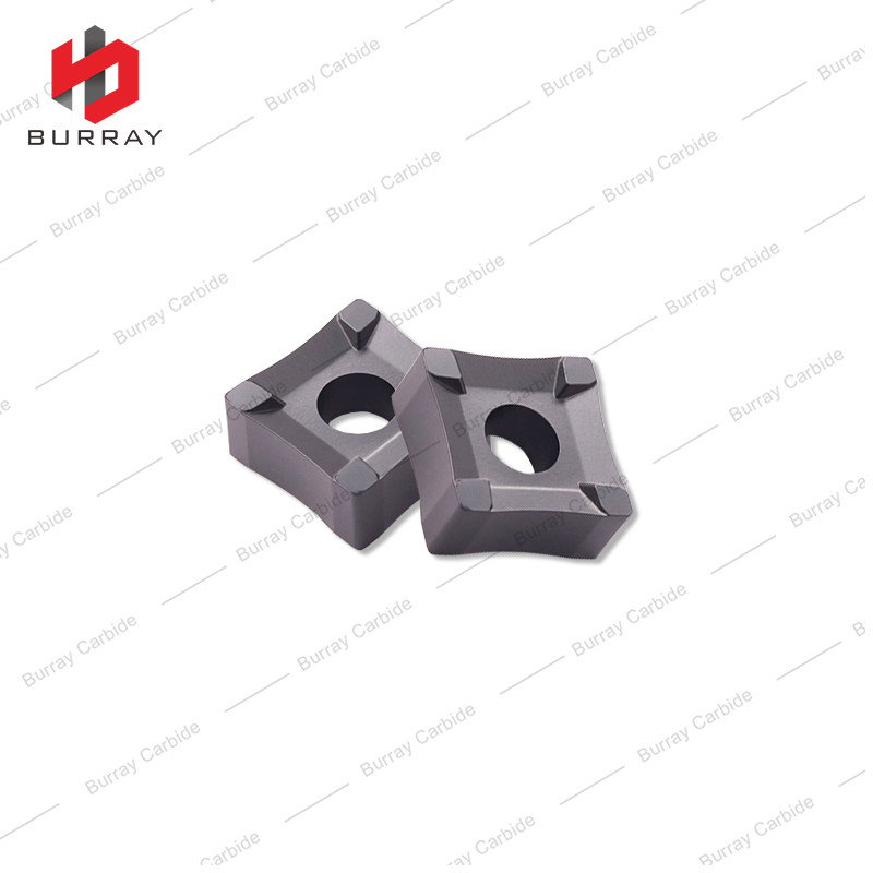 Tungsten Carbide Inserts SNMX1907-R35 Carbide High Feed Milling Inserts SNMX Square Shape