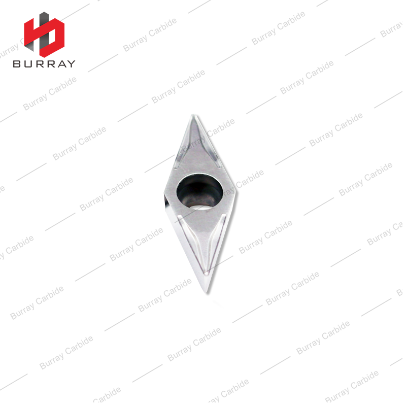 35° Rhombic Finish Carbide Turning Inserts CNC Aluminum Parts Machining VBGT160404-UM for Swiss-type Automatic Lathe