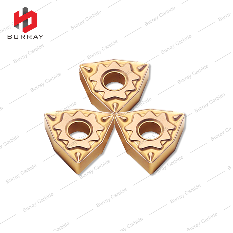 Carbide Turning Inserts WNMG080404-HQ CVD Coated for Steel Machining External Turning Lathe Tools