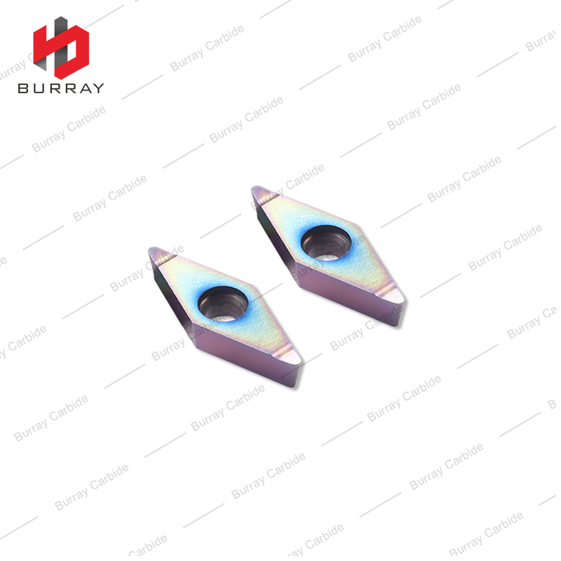 Cemented Carbide Cutting Tools VCMT160408-N Carbide Turning Insert VCMT Inserts with PVD Coated for Titanium Alloy Quenched Steel 