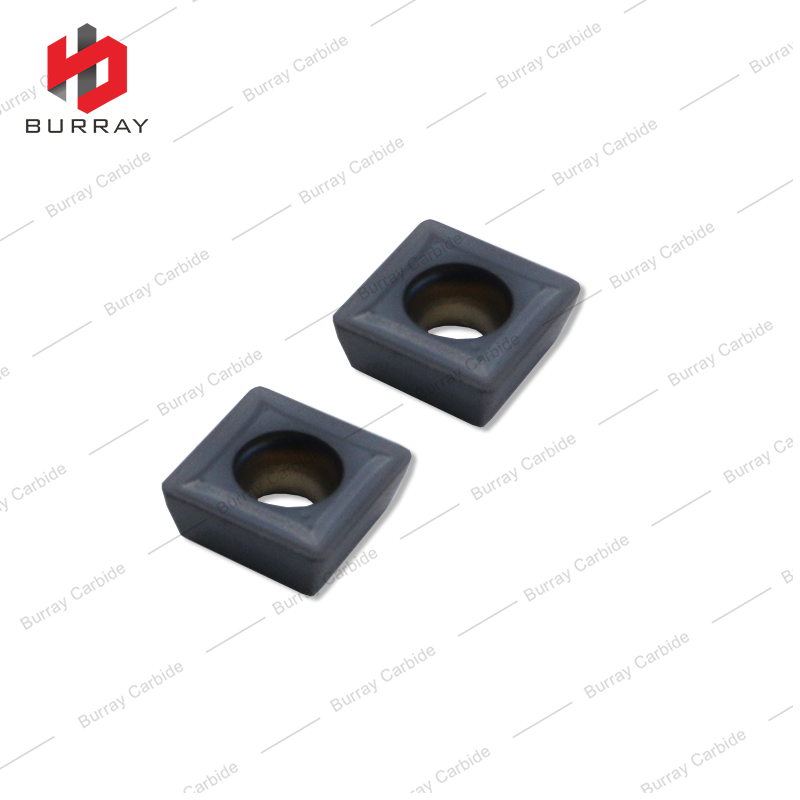 Square R0.4 Carbide Drilling Inserts SPMT060204-DG PVD Coated for Steel Indexable Drill CNC Hole Machining