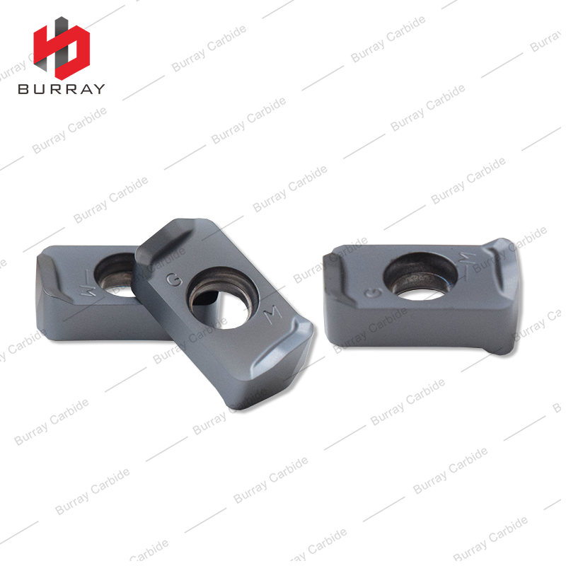 CNC Turning Tools LOGU030310ER-GM High Feed Carbide Milling Inserts with PVD Coating
