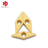 VBMT160404-HQ Tungsten Carbide Turning Insert with Yellow CVD Coating