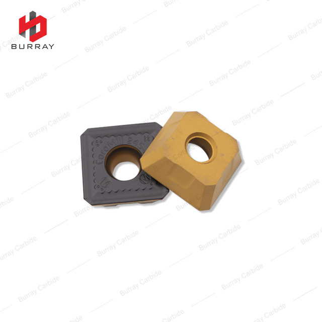 R245-18T6M-MM Tungsten Carbide Face Milling Inserts with Double Color Coating