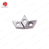 DCMT11T304-TF Turning Insert Carbide Tool CNC Lathe Turning Tools with Purplish Red PVD Coating for Steel Parts