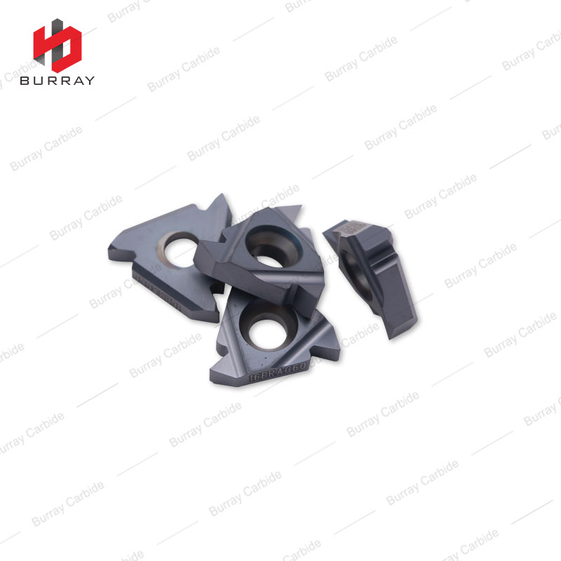 16ER/IR Tungsten Carbide Threading Inserts for Kinds of Material Processing