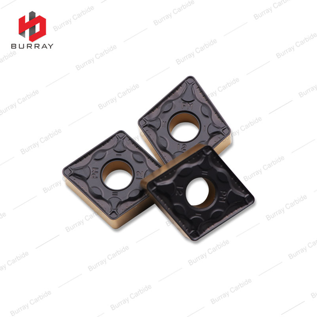 CNMG160612-PM CNC Lathe Cutting Tools Turning Insert Tungsten Carbide Inserts with Bi-color CVD Coating