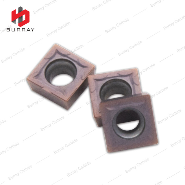 SCMT09T304-TF CNC Lathe Cutting Tool Carbide Insert with Purplish Red PVD Coating for Steel