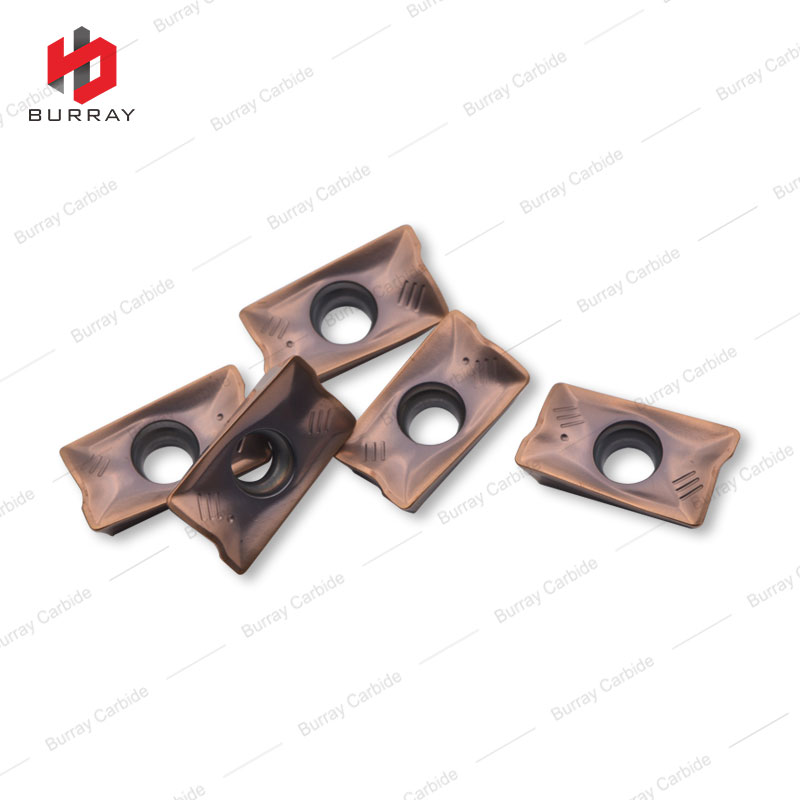 R390-11T308M-PM Milling Insert External Milling Tools with Bronze PVD Coating