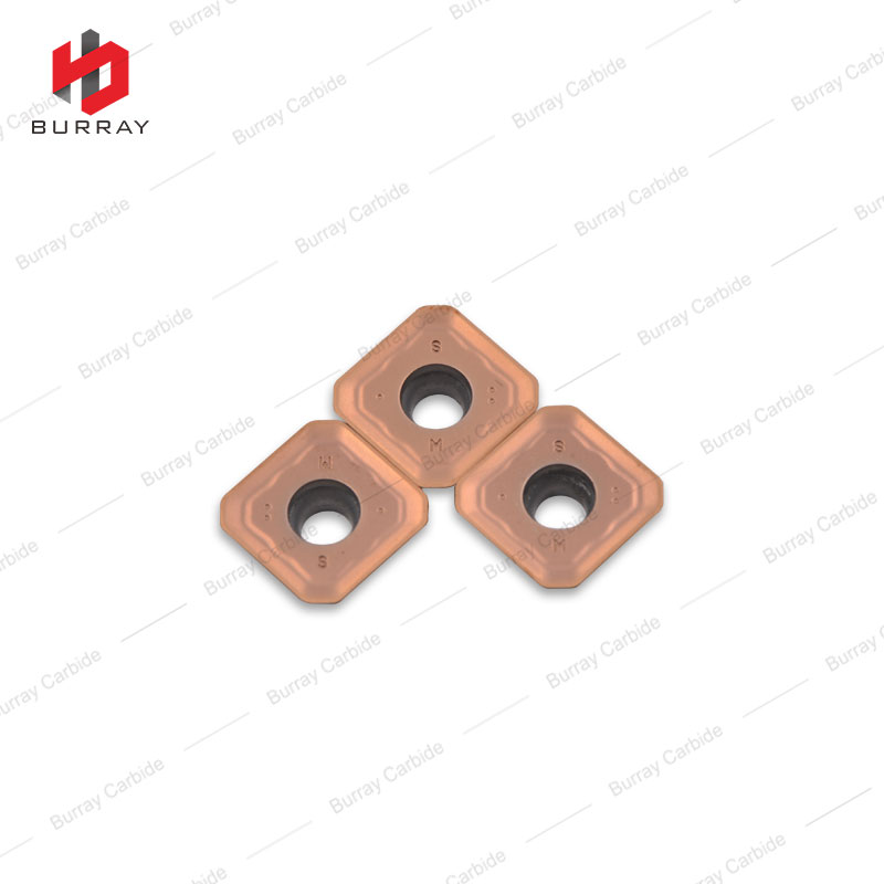 SEET13T3-SM Tungsten Carbide Milling Insert with PVD Coating
