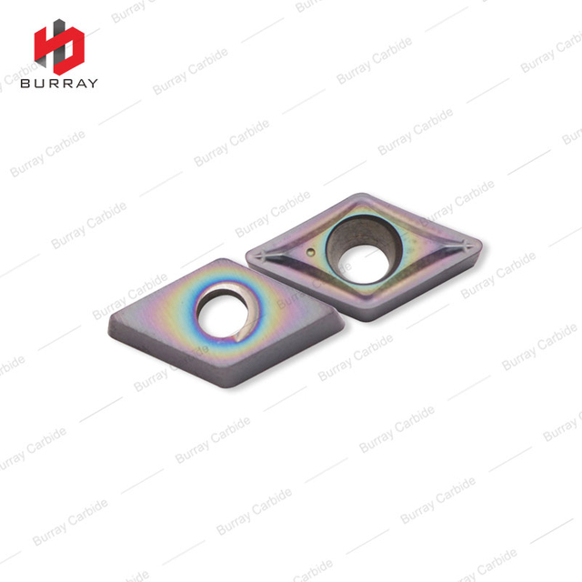 DCMT070204-SM High hardness Semi-finishing and Finish Turning Carbide Inserts for Steel and Stainless Steel with Positive Rake