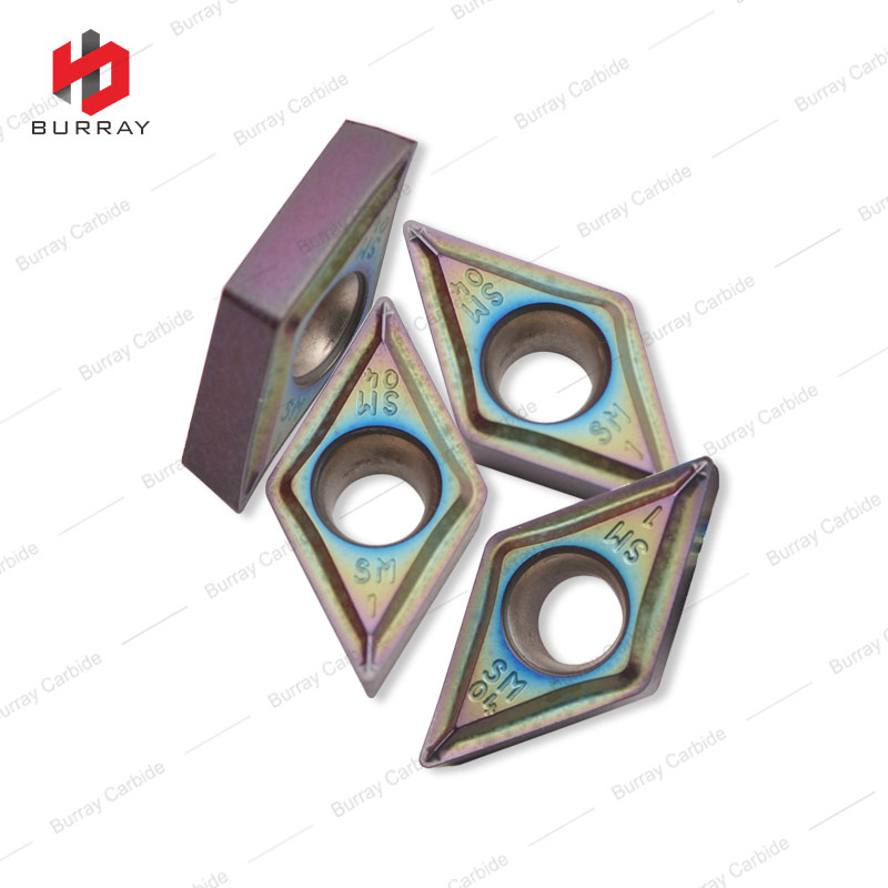 DCMT11T304-SM Semi-finishing and Finish Turning Carbide High hardness Inserts for Steel and Stainless Steel