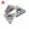 TNMG Indexable Carbide Turning Inserts TNMG160408-TF, PVD Coated Inserts for Machining Stainless Steel, Steel