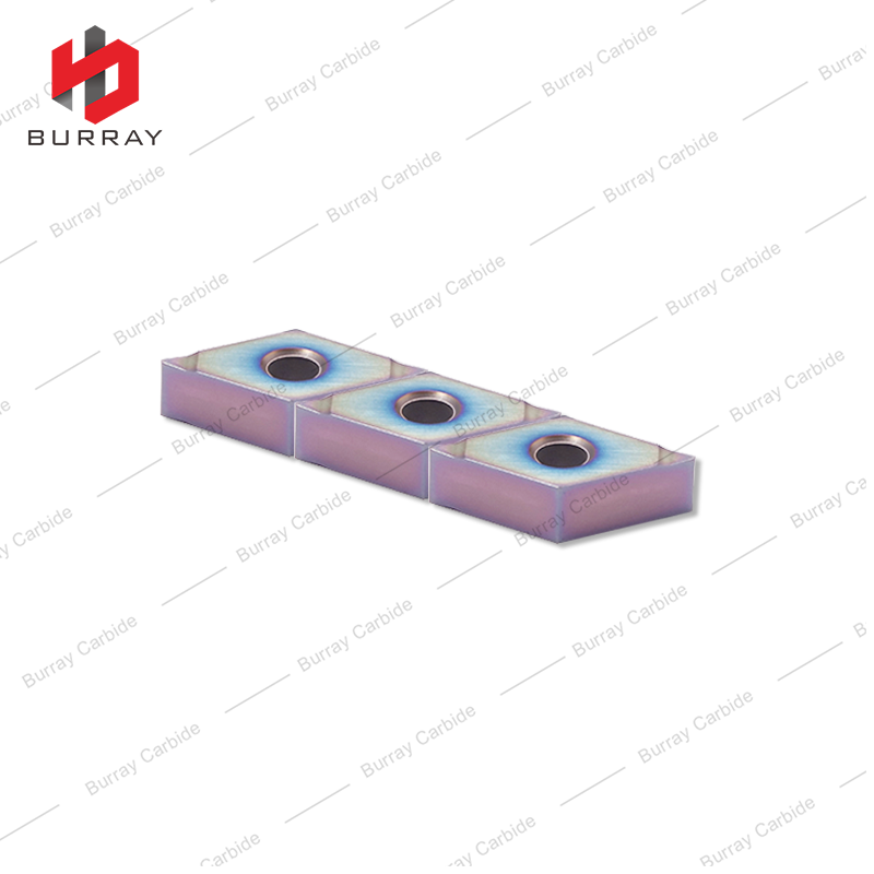 CNC Turning Inserts for Hardened Steel and High-hardness Steel DNMG150604-N with Colored PVD Coating for Stainless Steel Turning