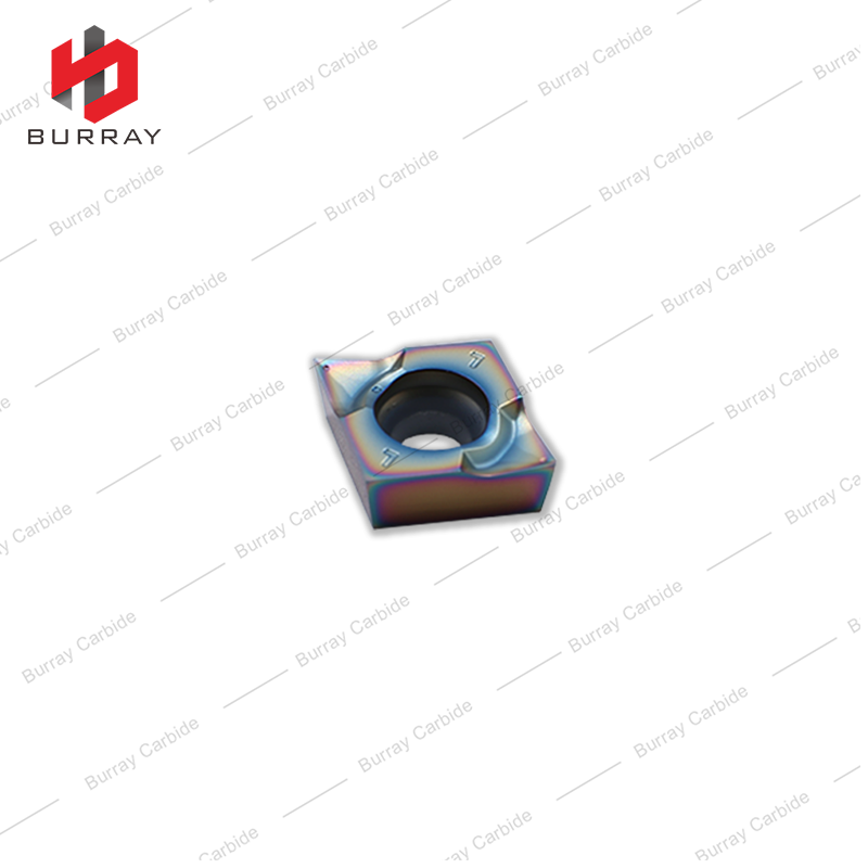 CCGT09T302-CL High Precision Rhombic CNC Lathe Metal Cutting Tool Cemented Carbide Turning Insert with Colorful Coated