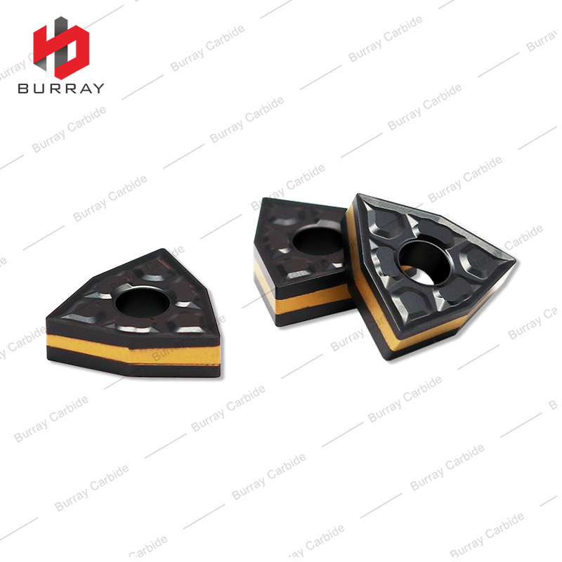 CNC Cutting Tools Carbide Turning Inserts WNMG080404-TF for Steel and Stainless Steel with PVD Coated