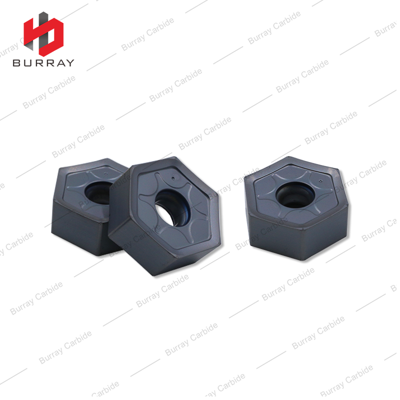 HNGX090608 Double Sided High Feed Milling Insert PVD Coated Universal for Steel Machining