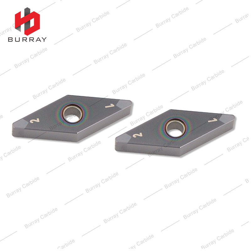 CBN Insert VNGA160408C PCBN Negative Rake Turning Insert Double-ended Suitable for Cast Iron and Hardened Steel