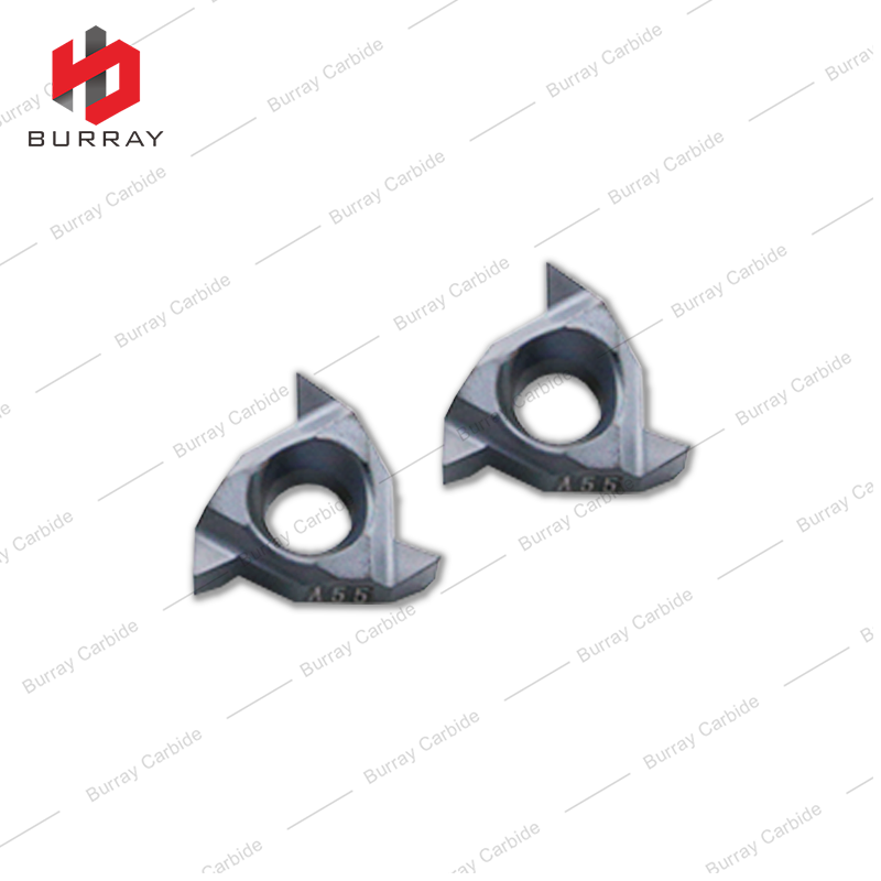 08IRA55 CNC Cutting 55° Internal Tungsten Indexable Carbide Screw Threading Inserts