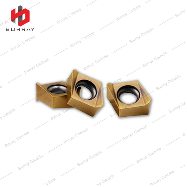 4NMT060308R Carbide Milling Inserts Yellow Coated CNC Turning for Milling