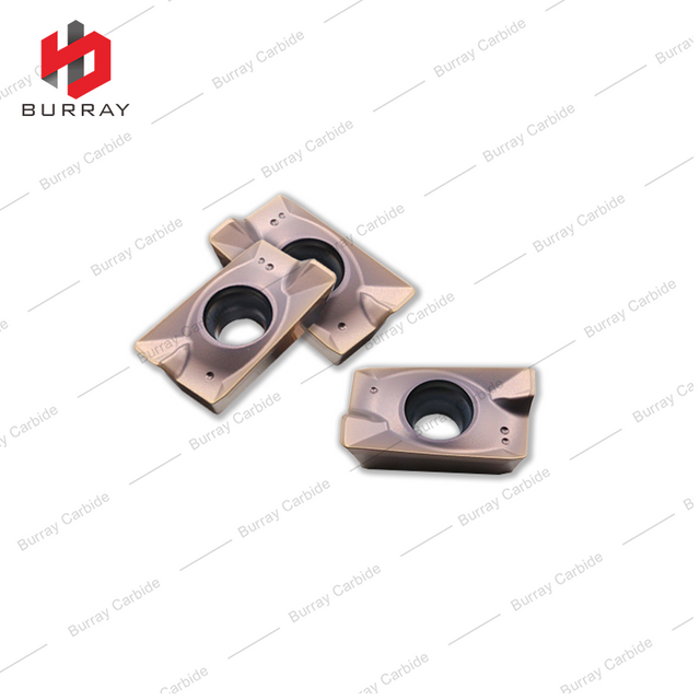 Tungsten Carbide Milling Inserts with PVD Coating APMT1604PDER-DL for Steel or Stainless Steel and Superalloy