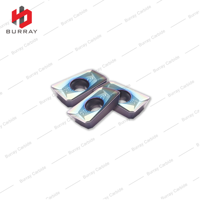 Colorful PVD Coating Apmt Carbide Milling Inserts APMT1604-M2 for Quenched Steel and High Hardness Stainless Steel