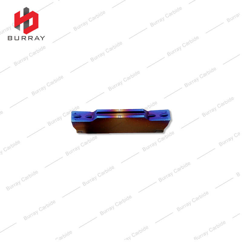 Tungsten Carbide Grooving Inserts MGMN300-M MGMN400-M for Quenched Stainless Titanium Alloy with Colorful PVD Coated