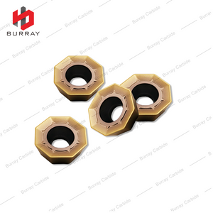 CNC Milling Cutter Tools Carbide Inserts ODMT040408 Single-sided Octagonal Milling Insert for for Machining Steel and Stainless Steel