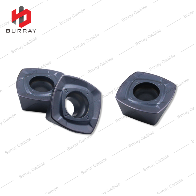 SDMT120512-RD Carbide Inserts for High-Feed Milling Roughing PVD Coating Cast Iron and Stainless Steel