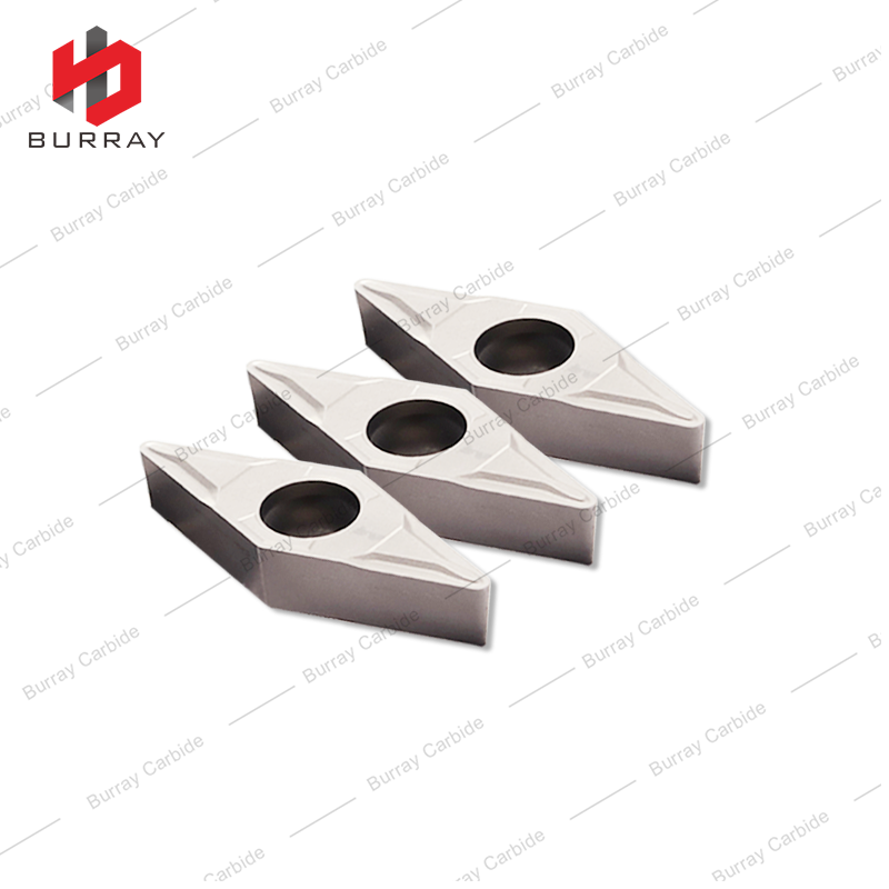 35° Rhombic VBMT160408-PF CNC Turning Inserts Carbide Lathe Cutting Tools for Machining