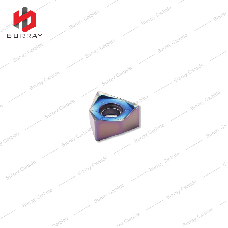 WNMU080608 Indexable Milling Insert 90 Degree Double-Sided Hexagonal for Heavy Cutting High Feed Machining with PVD Coated for Quenching Steel and Stainless Steel and High-Hardness Materials