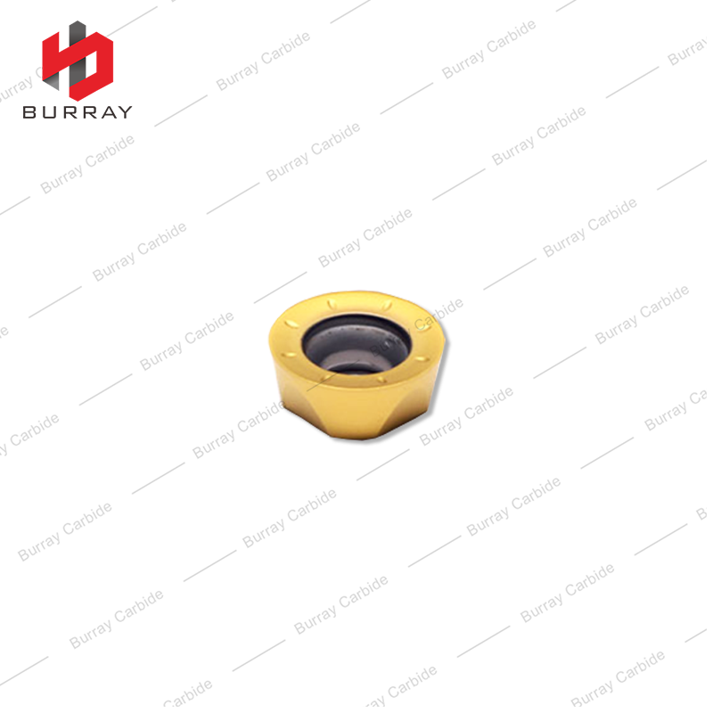 Carbide Milling Insert RPMT10T3MO-TT for CNC Machining Center Round Milling Insert with Gold PVD Coating for Milling of Steel