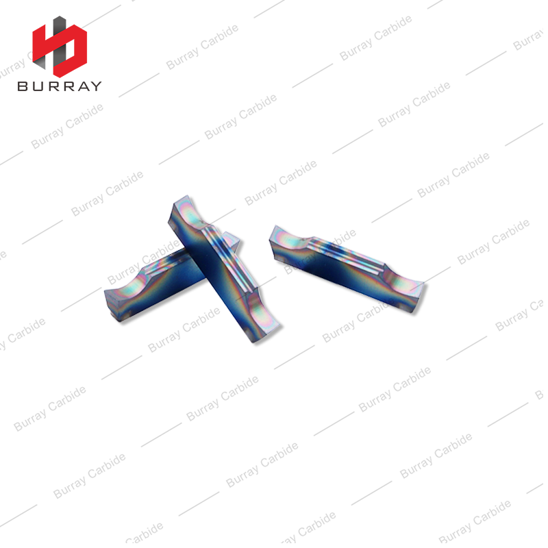 Tungsten Carbide Grooving Inserts MGGN for CNC Cutting Tool MGGN200/300-Q-8 for Color Titanium Alloy OEM Customized Support