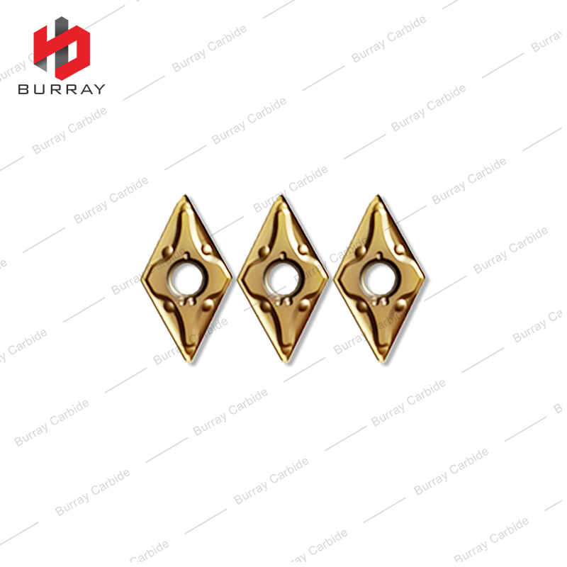55-degree Rhombic Carbide Turning Inserts DNMG110408-MA for Steel for Steel with CVD Coating