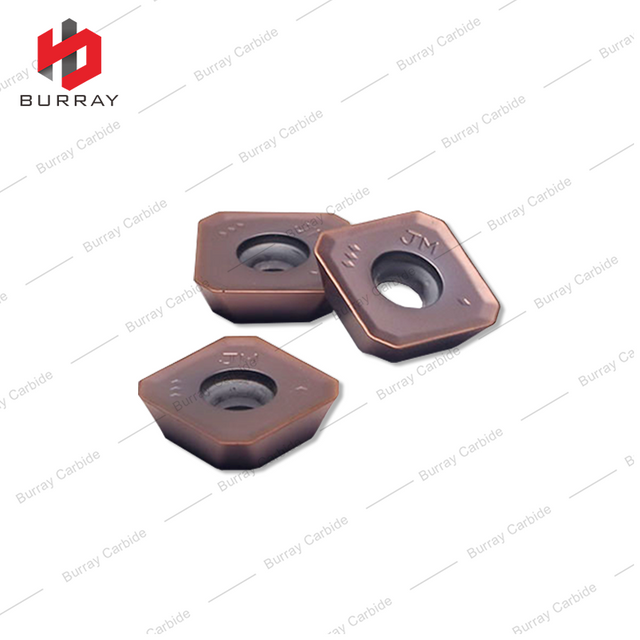  Carbide Insert CNC Lathe External Turning Tools SEMT13T3-JM CNC High-Feed Milling Insert with PVD Coated for Machining Steel and Stainless Steel