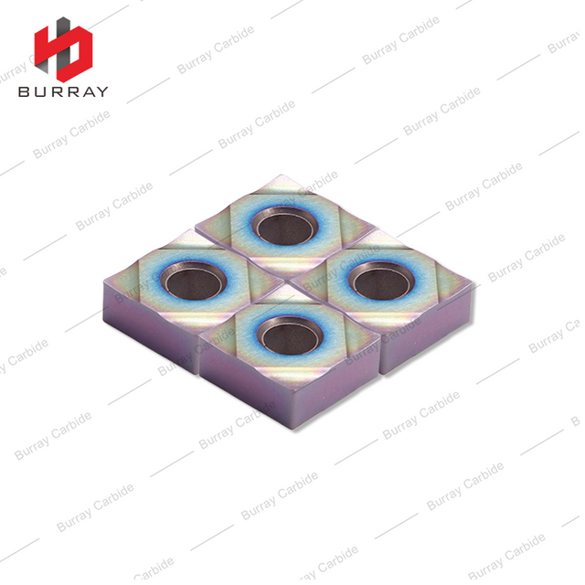 CNC Lathe Turning Tool Insert SNMG120404-N with Colored PVD Coating for Turning of High-Hardness Stainless Steel