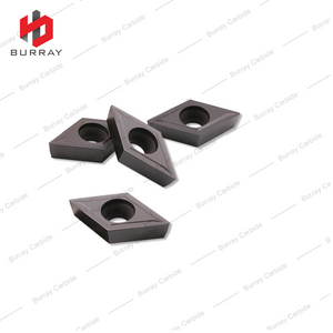 Carbide CNC Machining Lathe Inserts DCMT11T304-MS 55° Rhombic Positive Rake Turning Tools
