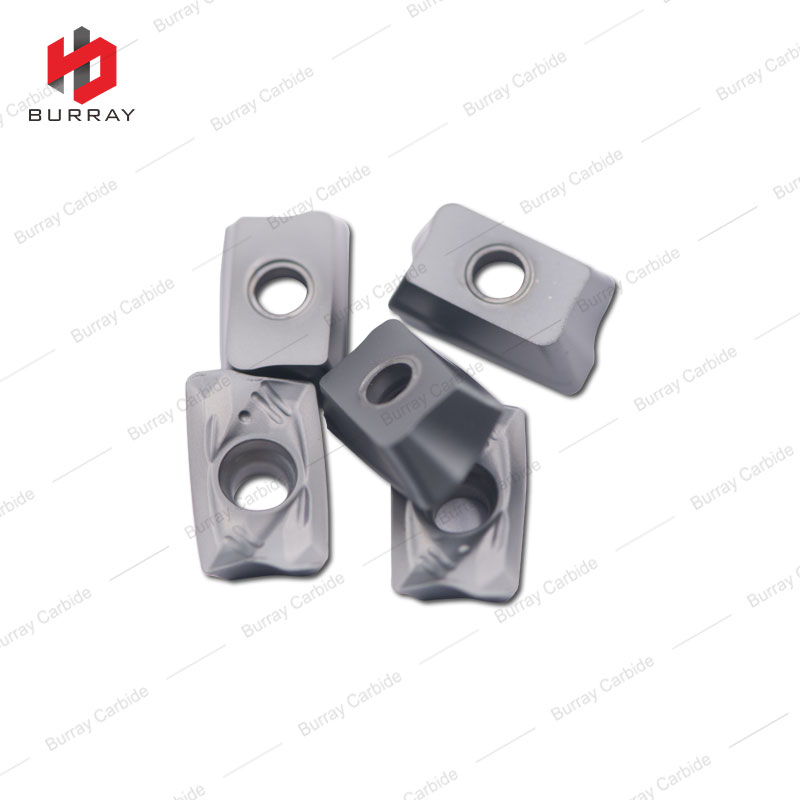 R390-11T308M-PM PVD AlTiCrN Coating Tungsten Carbide Face Milling Inserts for Medium Processing