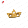 DCMT11T308-MV High Quality Tungsten Carbide Turning Insert with Yellow CVD Coating CNC Lathe Tool for Steel