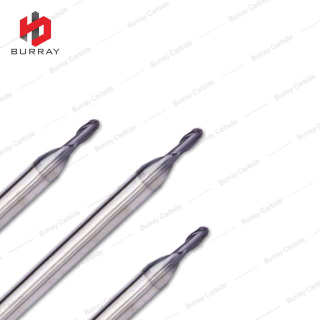 Carbide Cnc Ball Nose 2-Flute Ball End Mill